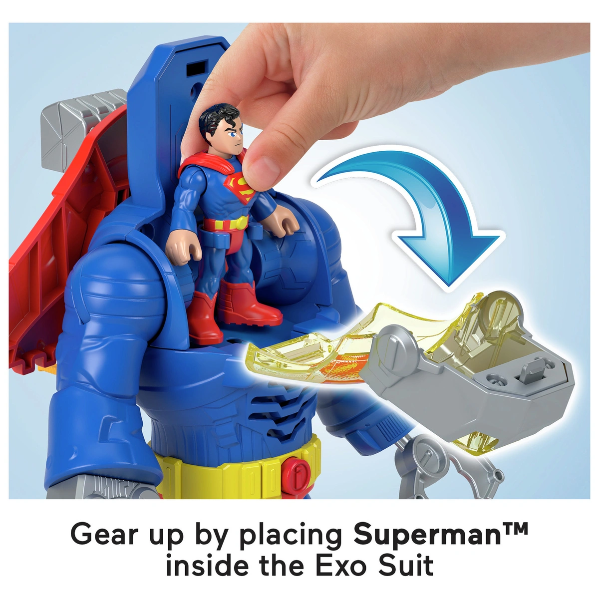 Imaginext DC Super Friends Superman Insider & Exo Suit Robot