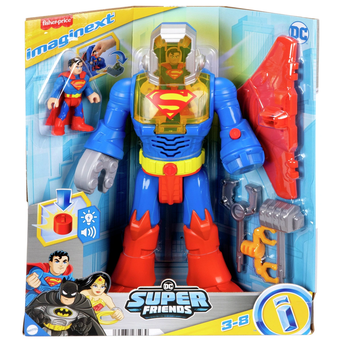 Imaginext DC Super Friends Superman Insider & Exo Suit Robot