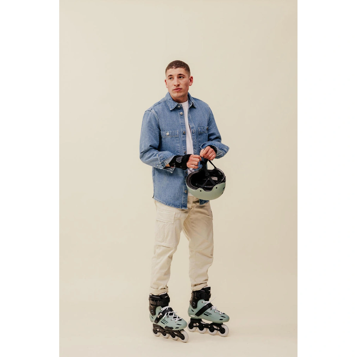 Decathlon 500 Inline Skates - Green, UK 6.5