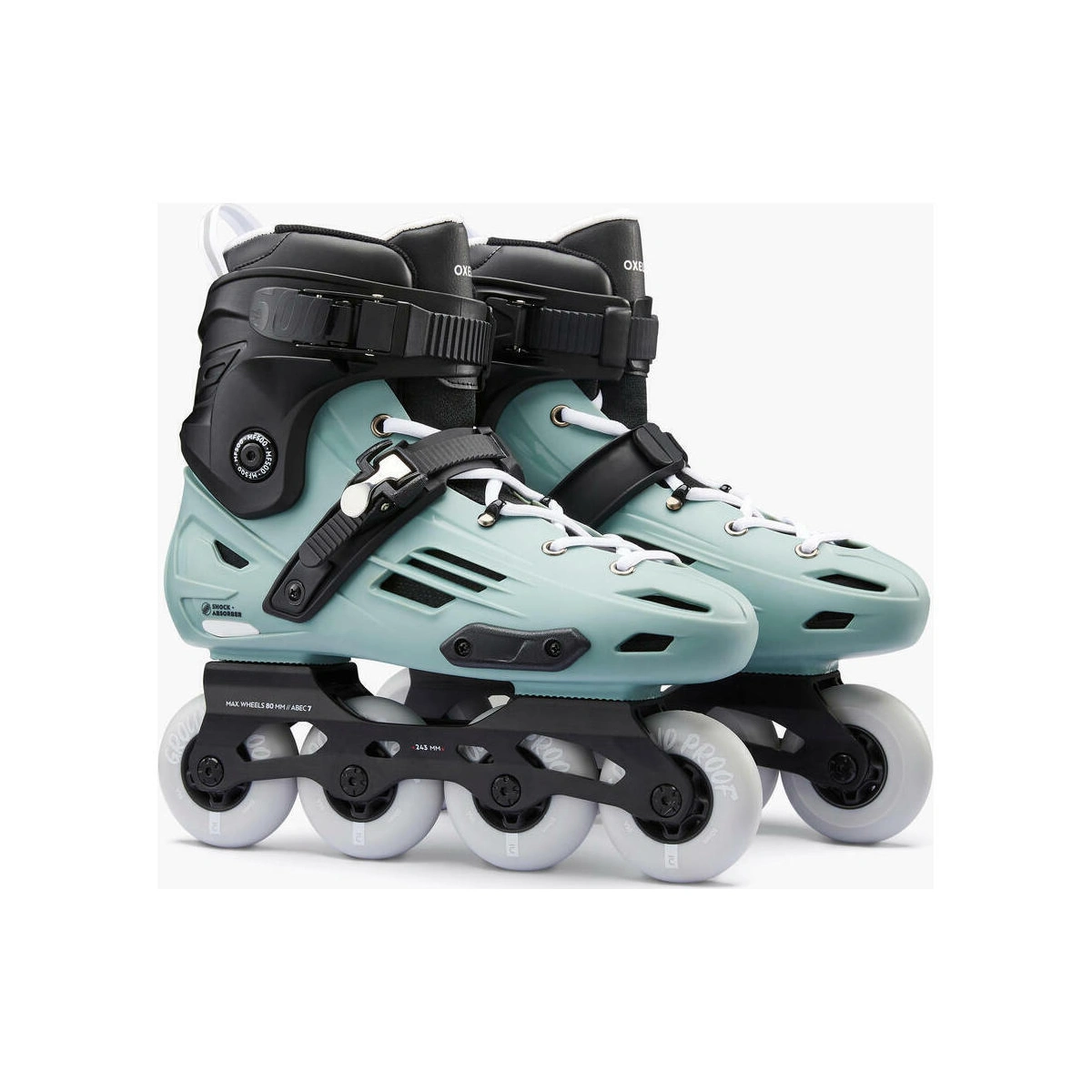 Decathlon 500 Inline Skates - Green, UK 7