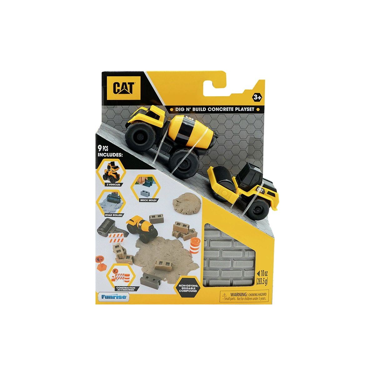 Cat Dig N' Build Concrete Playset 10 Oz