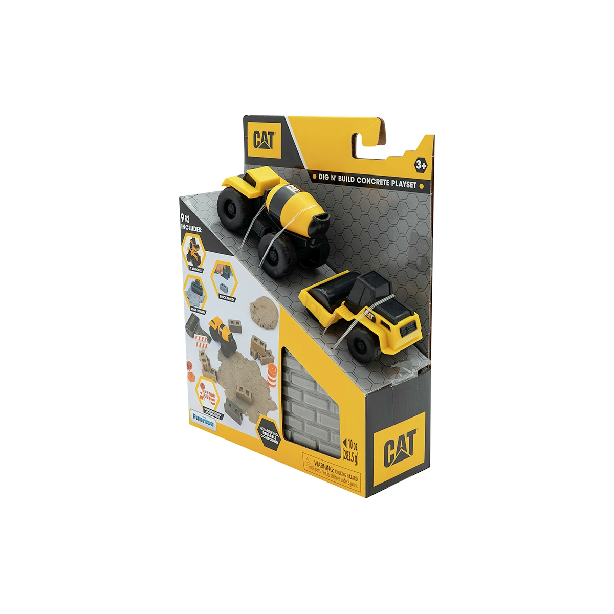 Cat Dig N' Build Concrete Playset 10 Oz