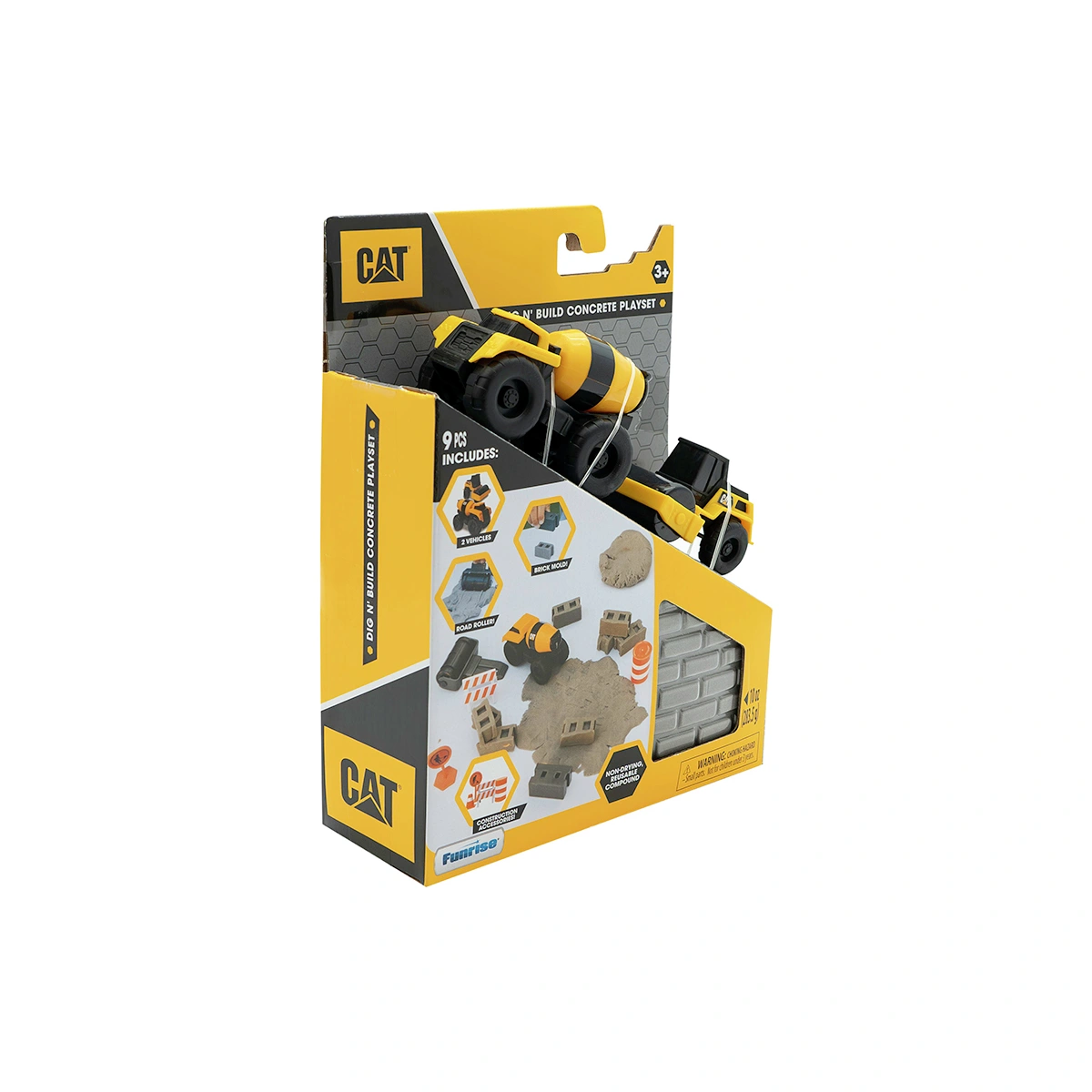 Cat Dig N' Build Concrete Playset 10 Oz