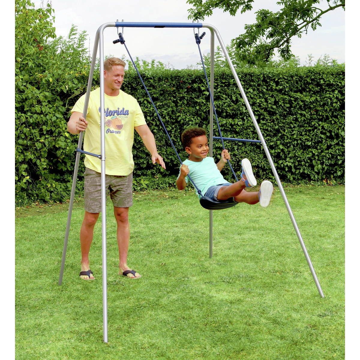 Chad Valley Kids Garden Swing and Water Tipper - Blue