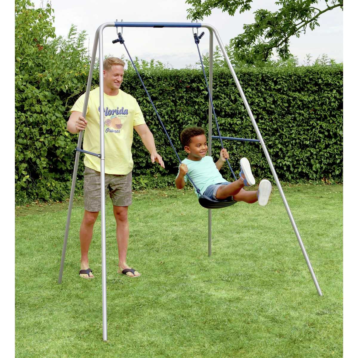 Chad Valley Kids Garden Swing and Water Tipper - Blue