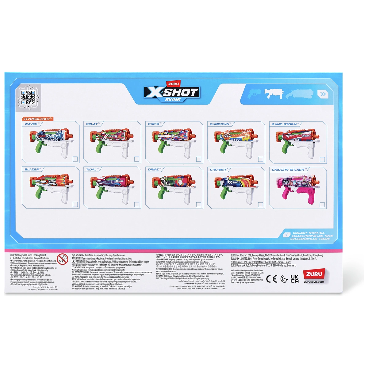 X-SHOT Water Fill Hyperload Skins - Pink