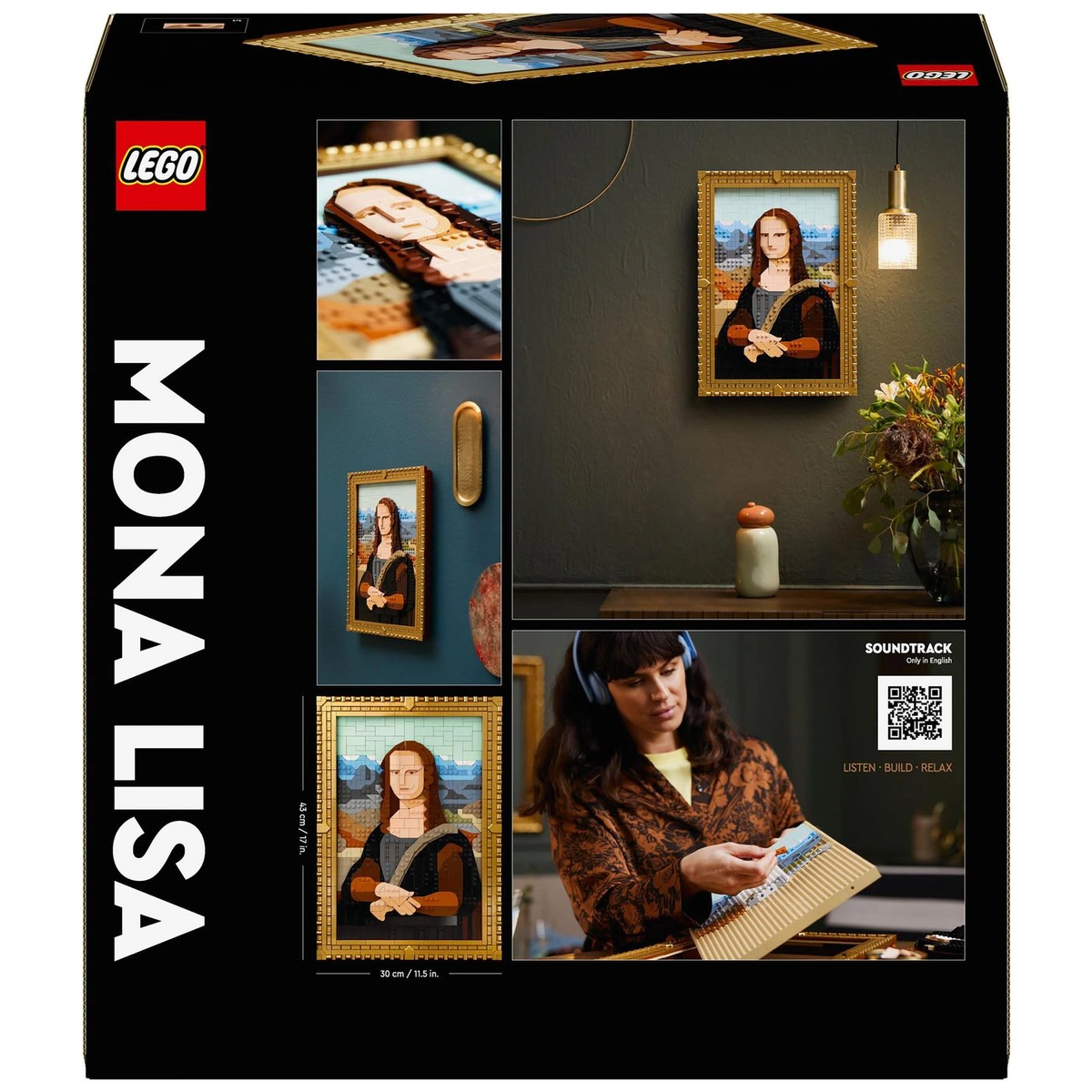 LEGO ART Mona Lisa Painting Building Set for Adults 31213