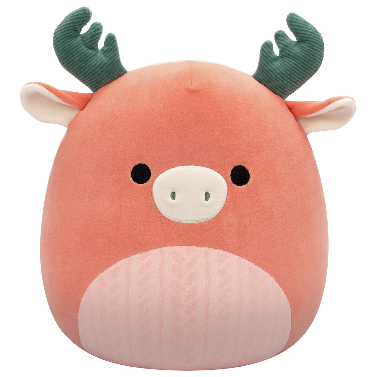 Squishmallows 12 Inch Romelu Peach Moose Plush