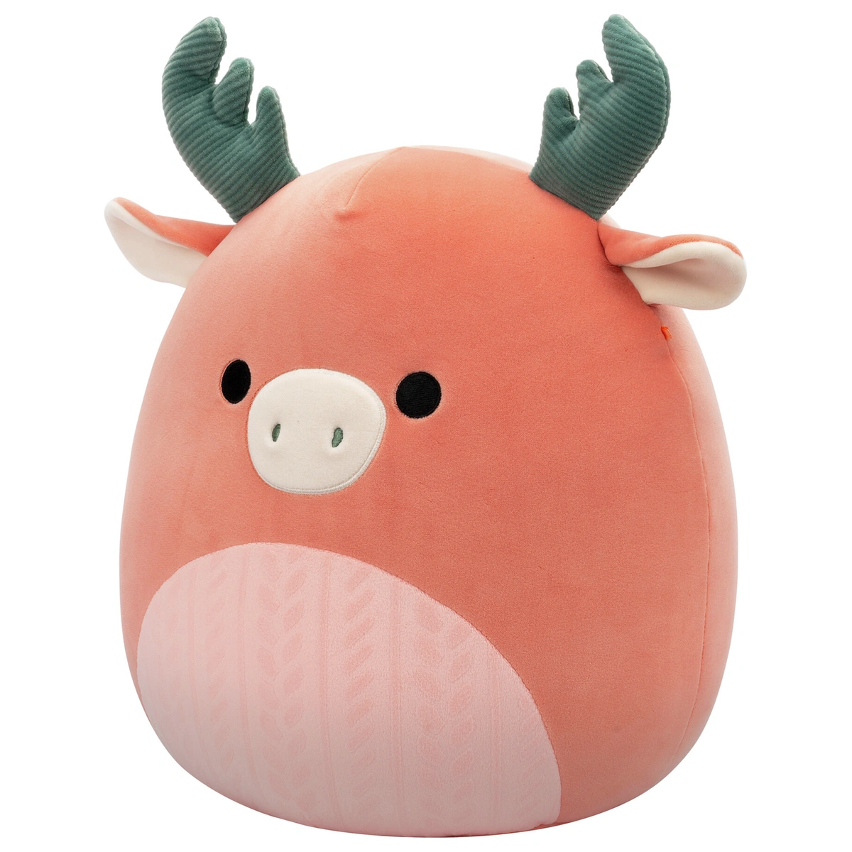Squishmallows 12 Inch Romelu Peach Moose Plush