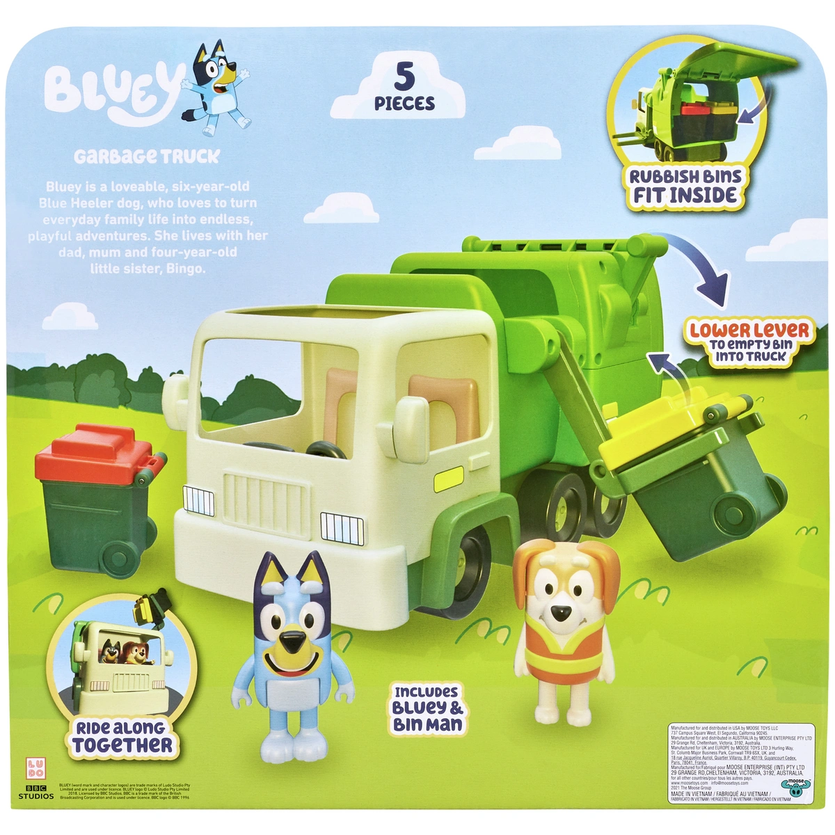 Bluey S6 Garbage Truck