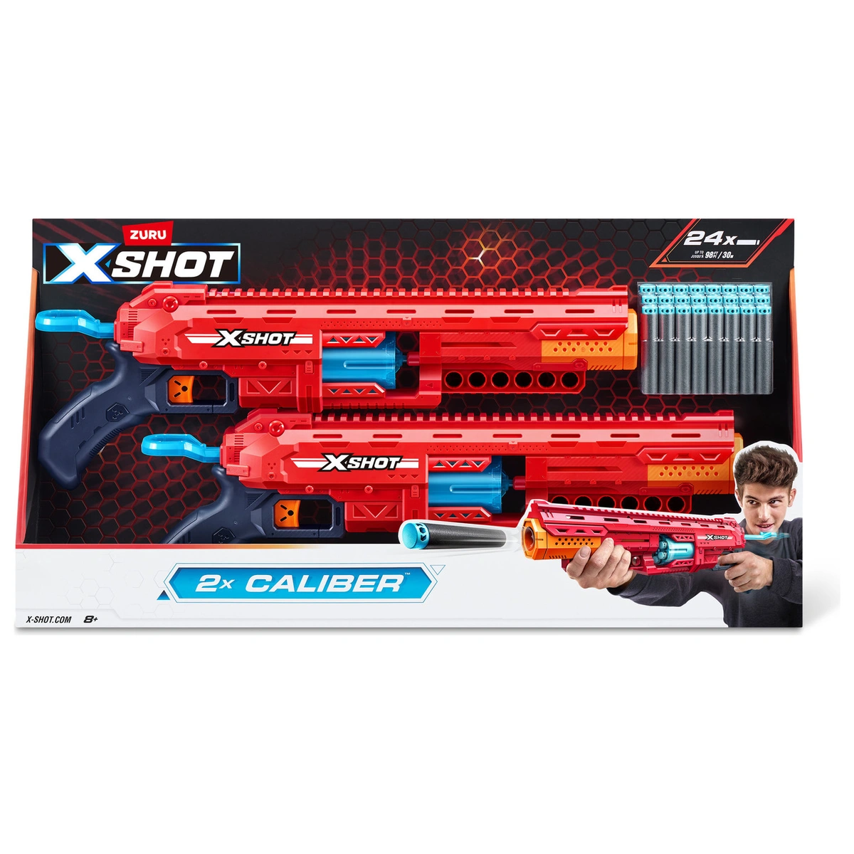 Zuru XShot Caliber Blaster - Pack of 2