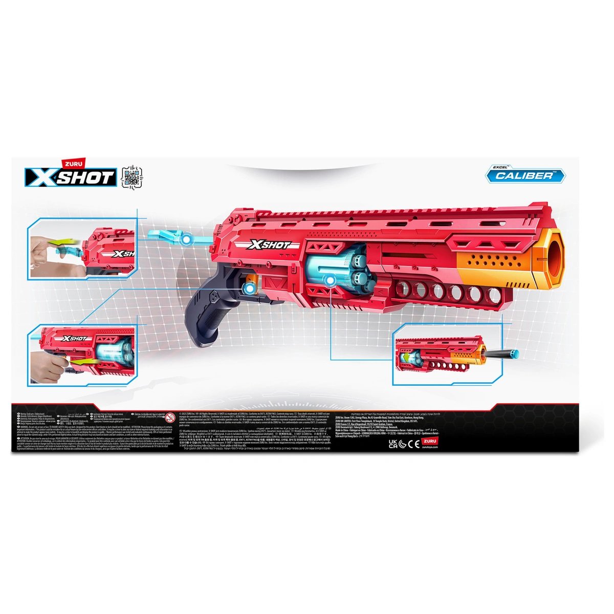 Zuru XShot Caliber Blaster - Pack of 2