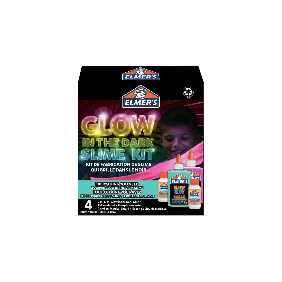 Elmer's Glow In The Dark Slime Kit