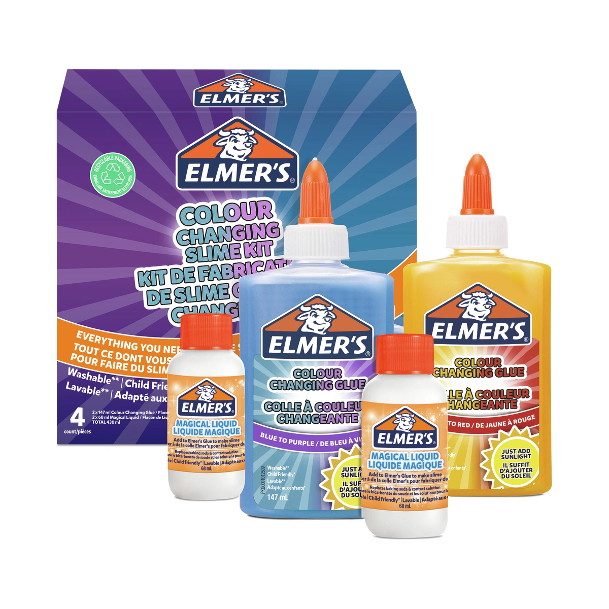 Elmer's Colour Changing Slime Kit