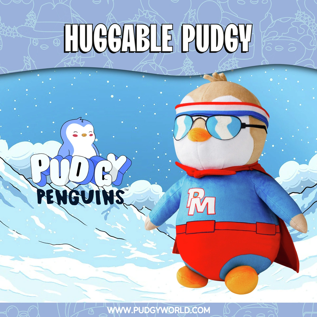 Pudgy Penguins 30cm Huggable Plush Toy