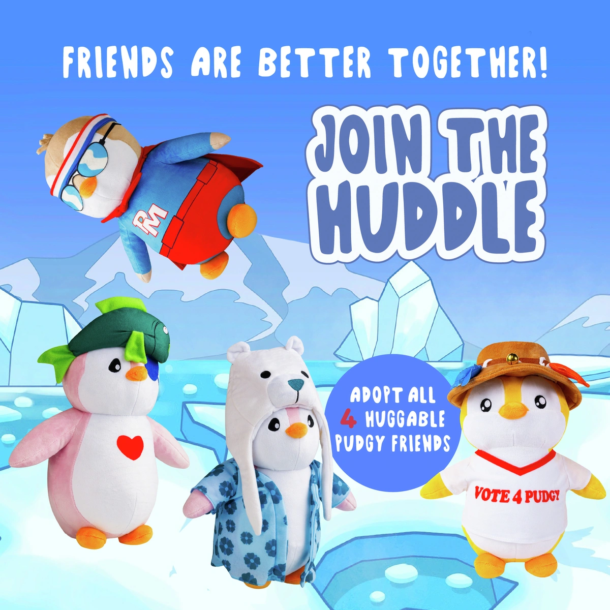Pudgy Penguins 30cm Huggable Plush Toy