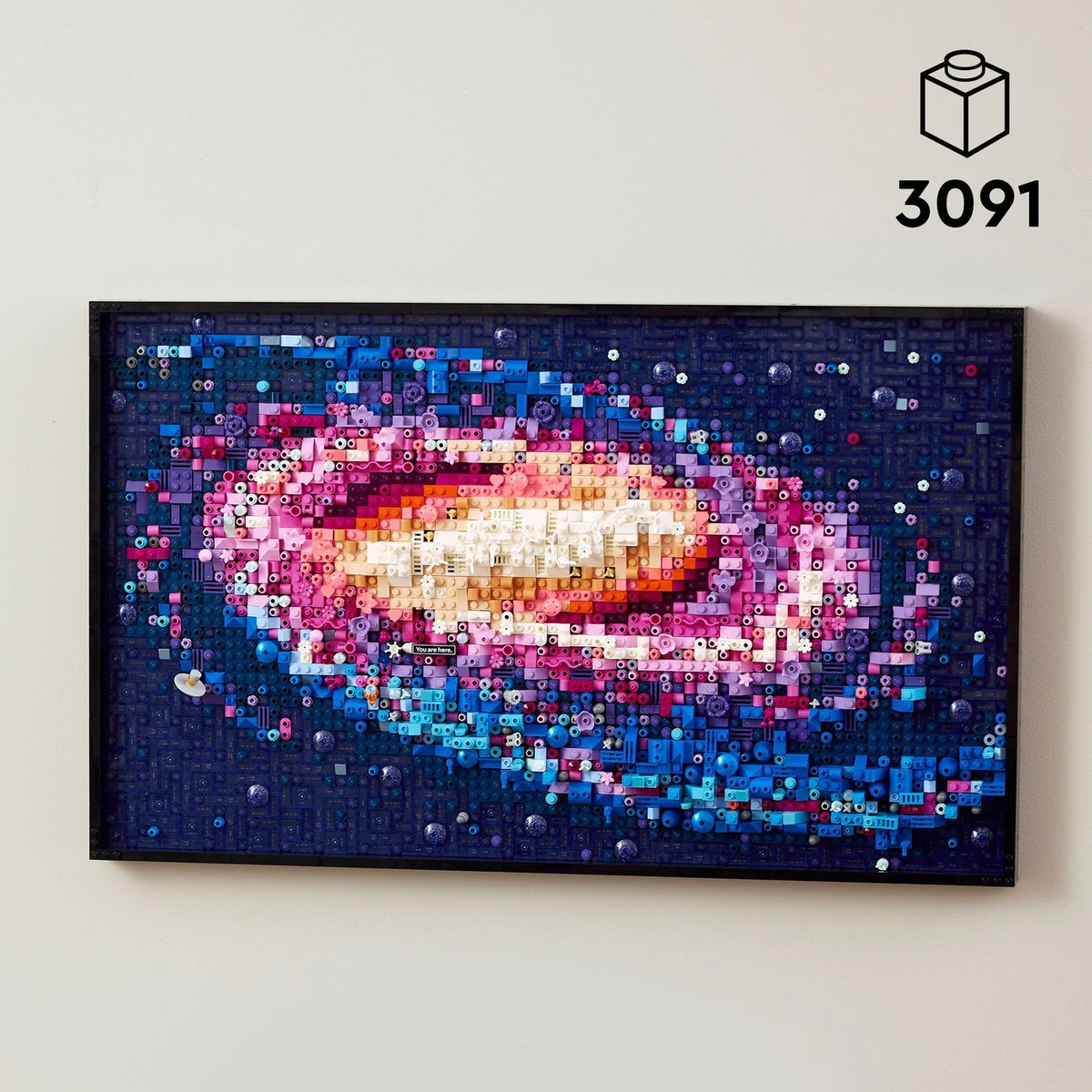 LEGO ART The Milky Way Galaxy Wall Art Set for Adults 31212