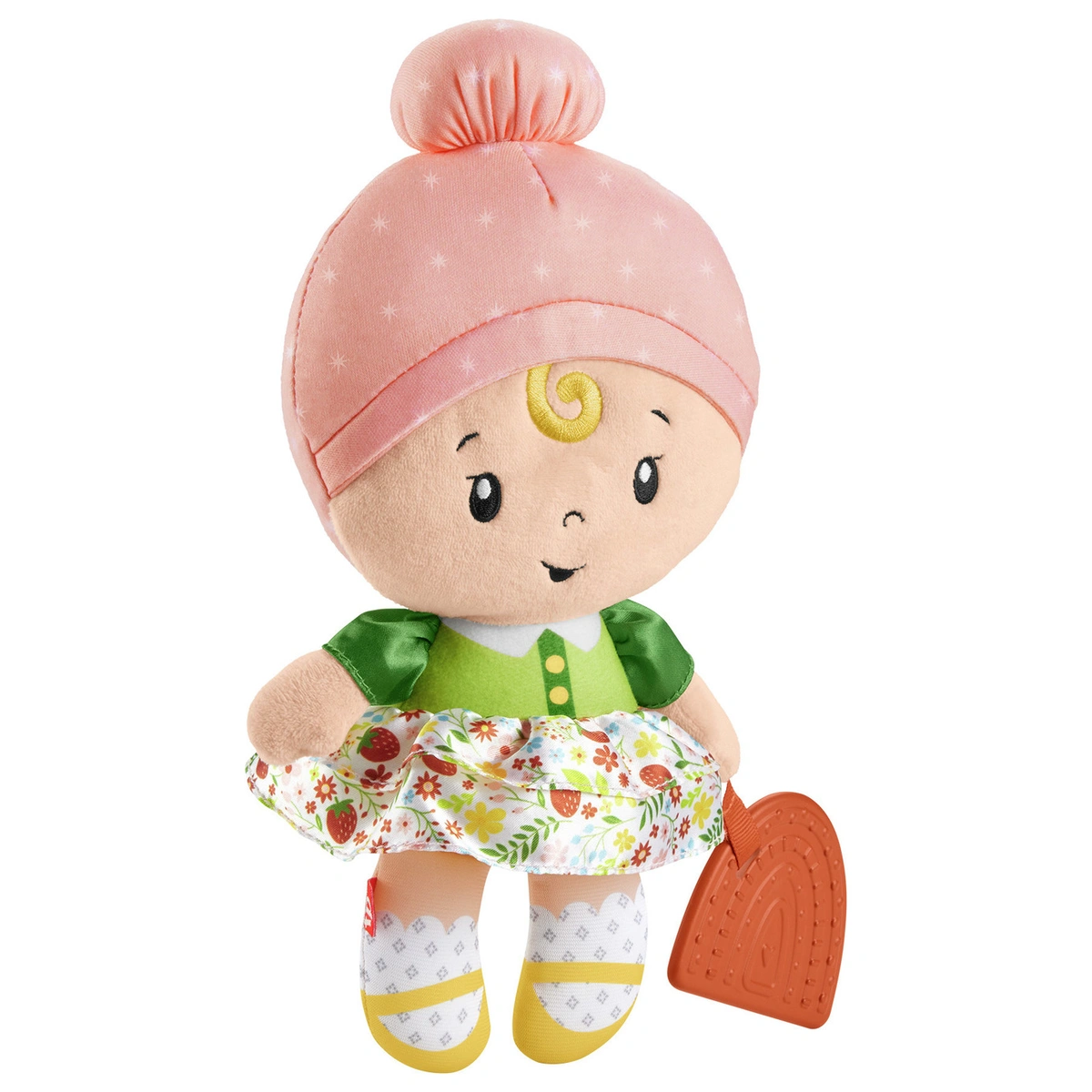 Fisher-Price Cuddle & Chime First Babydoll Plush Sensory Toy