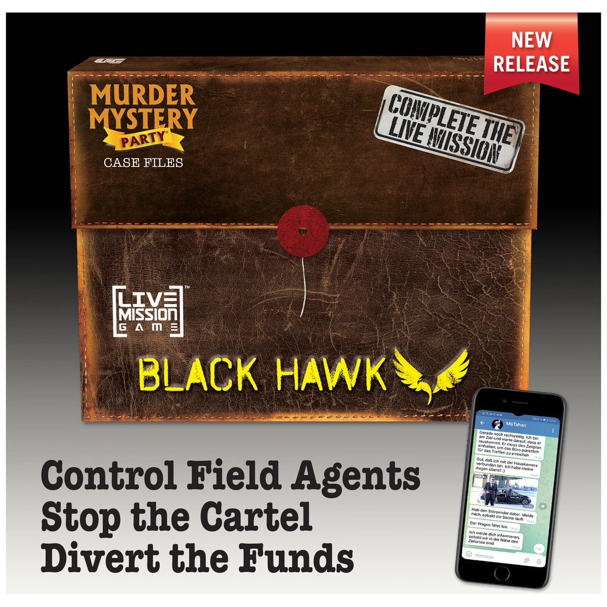 Murder Mystery Party Cold Case Files:Mission Black Hawk