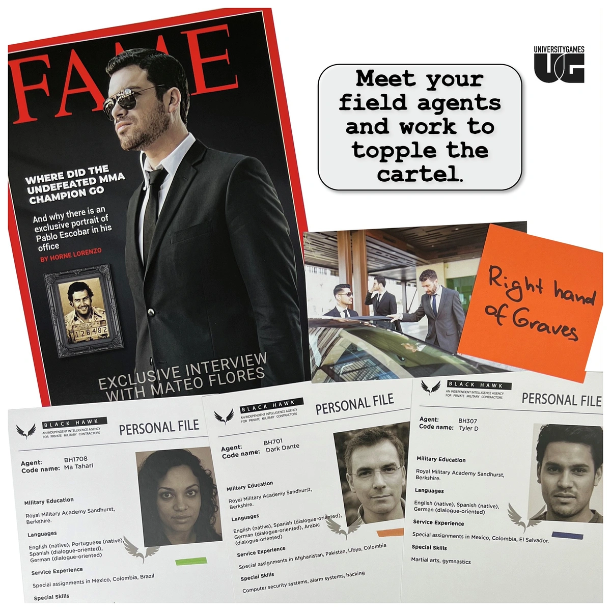 Murder Mystery Party Cold Case Files:Mission Black Hawk