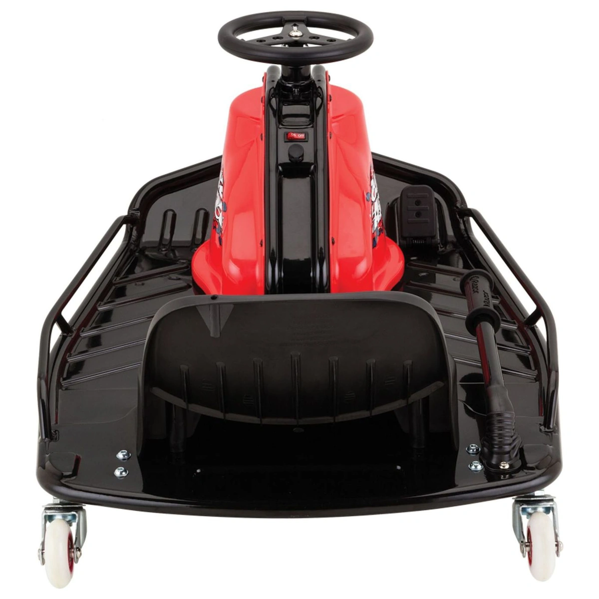 Razor Crazy Cart Electric Go Kart Ride On - Red & Black