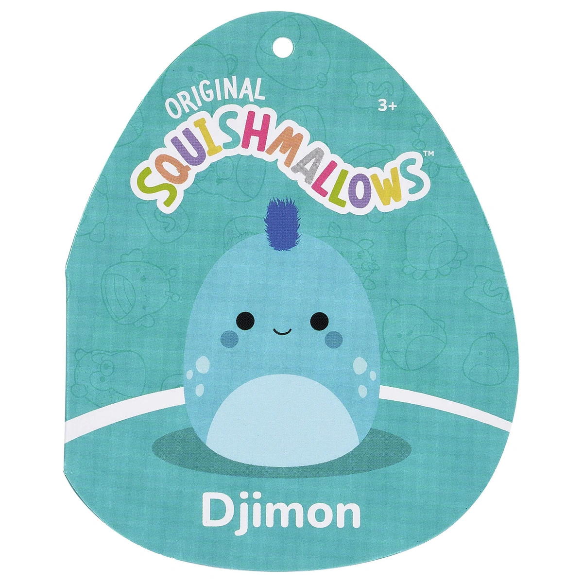 Original Squishmallows 16-inch - Dijimon the Blue Iguana