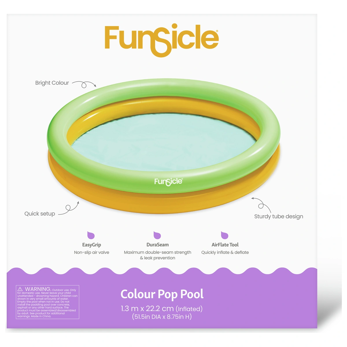Funsicle 2 Ring Pool