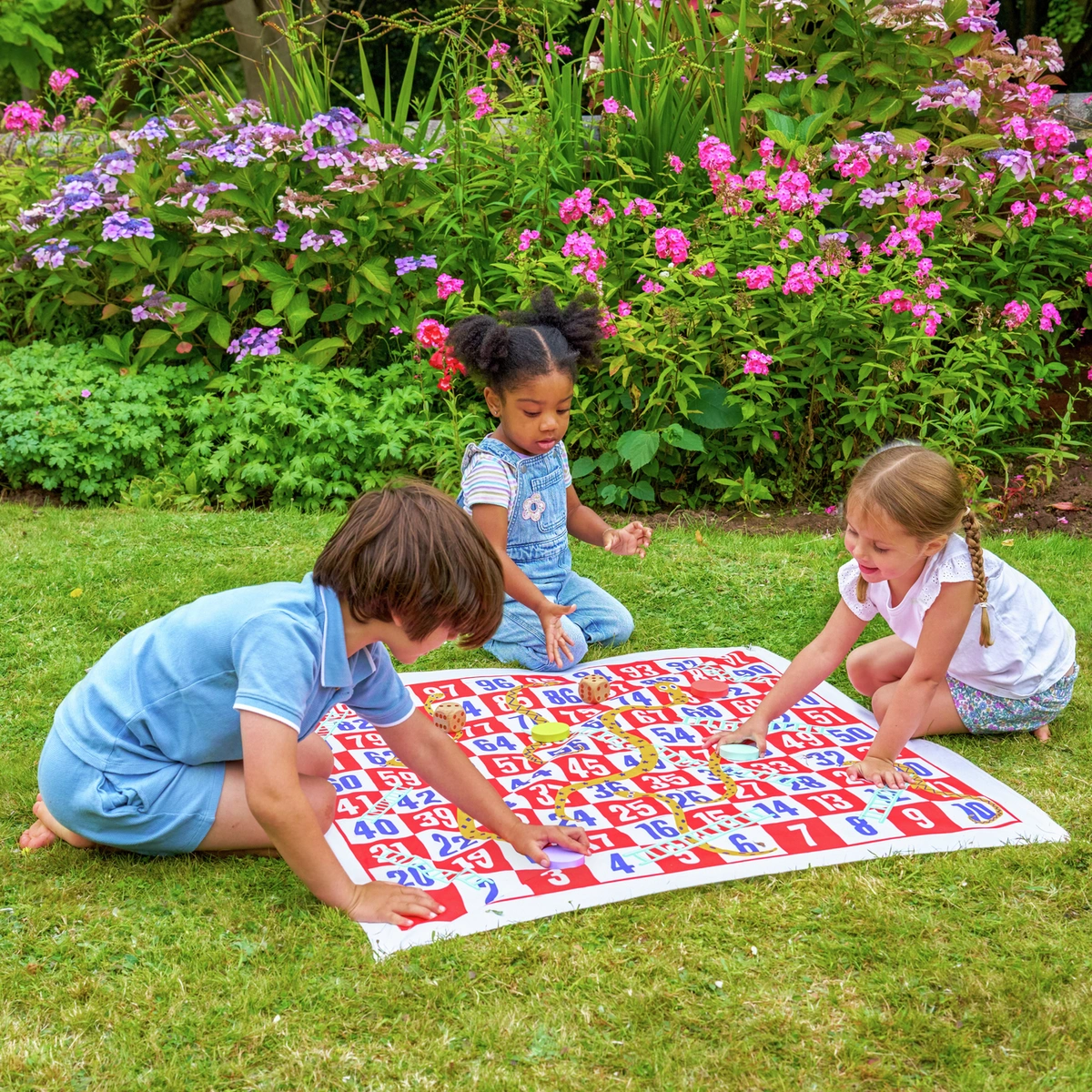 TP Wooden Classic Snakes and Ladders Game