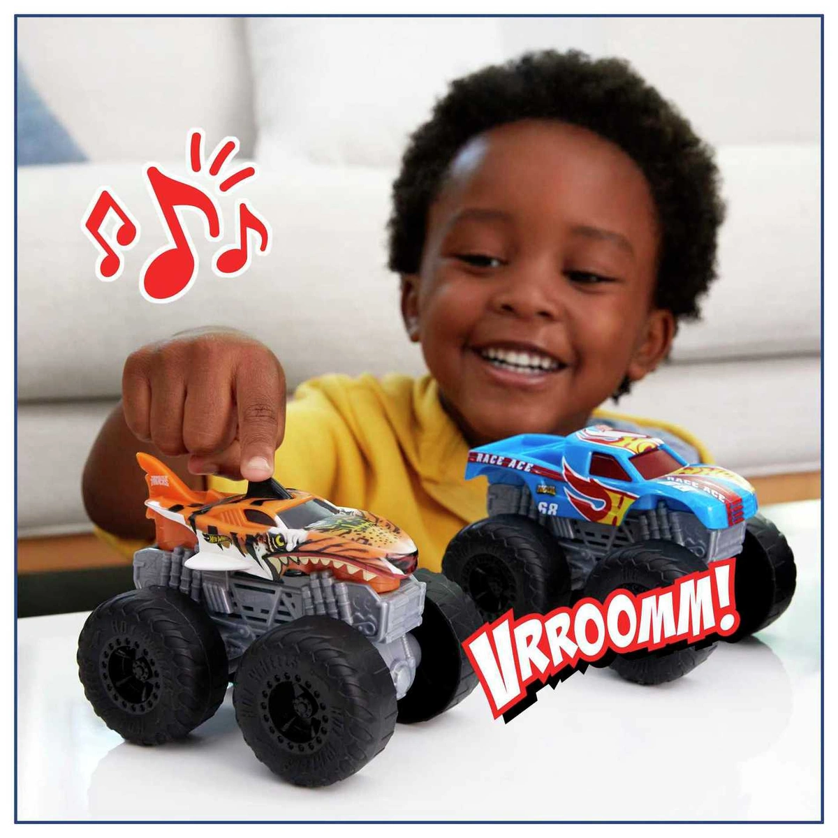 Hot Wheels Monster Trucks Roarin Wreckers Vehicle Assortment