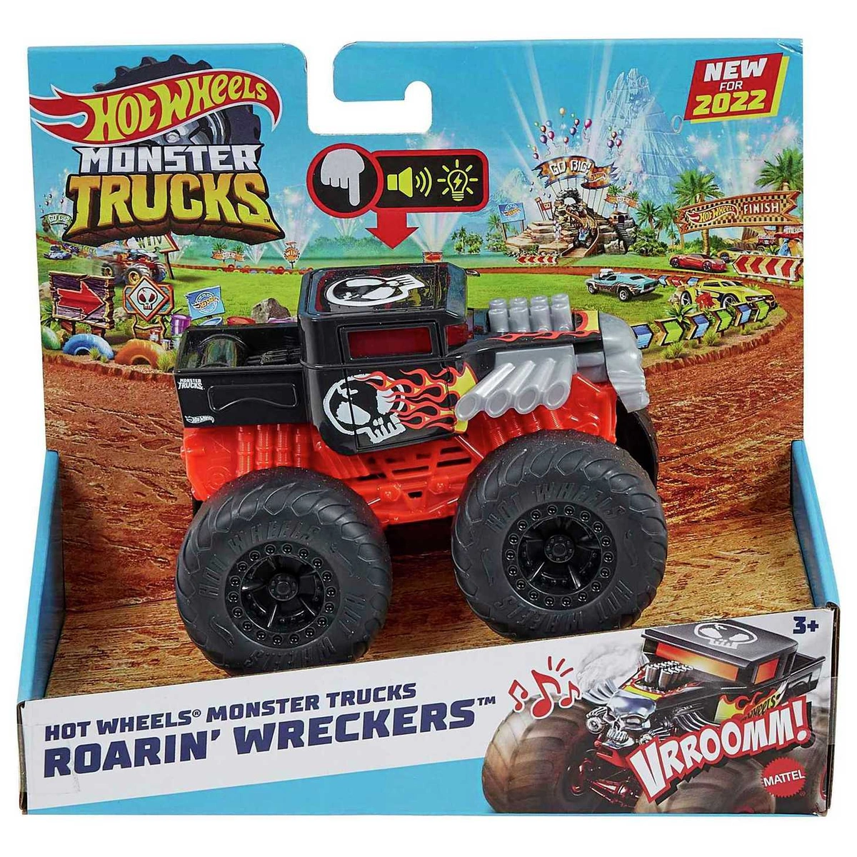 Hot Wheels Monster Trucks Roarin Wreckers Vehicle Assortment