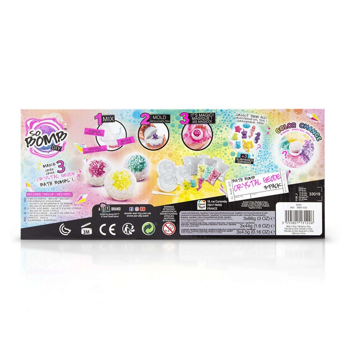 So Bomb DIY Bath Bomb Geode - 3 Pack