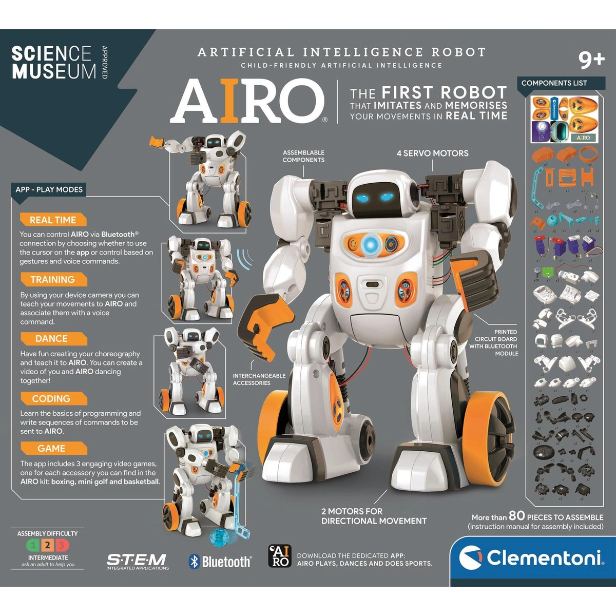 Clementoni Science Museum AiRo AI Robot