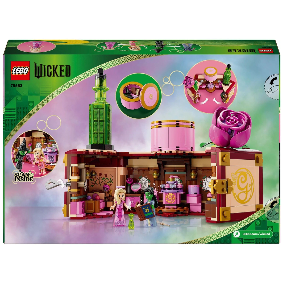 LEGO Wicked Glinda & Elphaba's Dormitory, Movie Set 75683