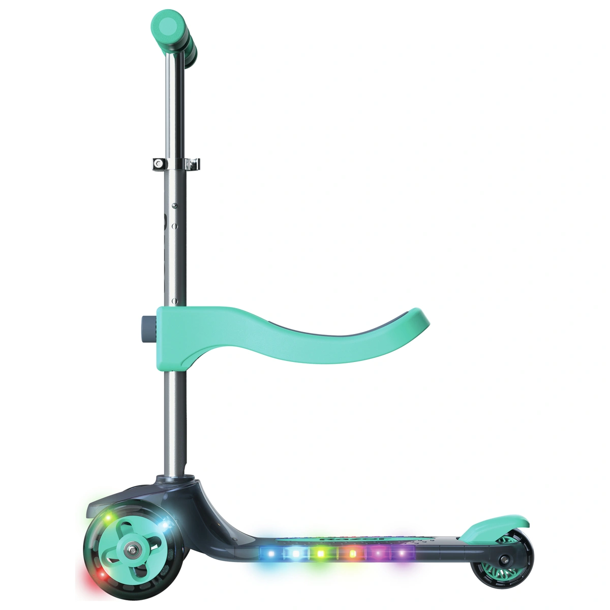 Razor Rollie DLX 3 Wheel Kids Scooter With Seat - Teal