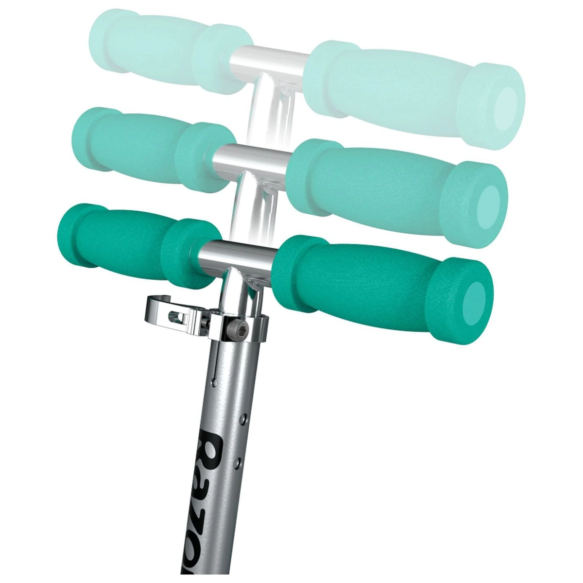 Razor Rollie DLX 3 Wheel Kids Scooter With Seat - Teal