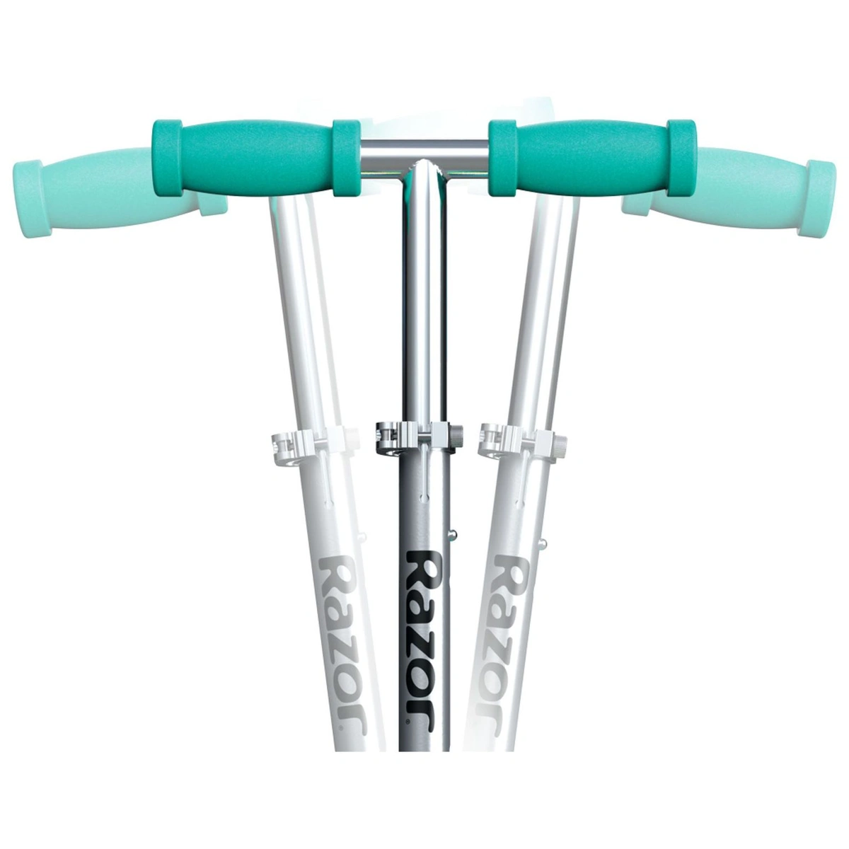 Razor Rollie DLX 3 Wheel Kids Scooter With Seat - Teal