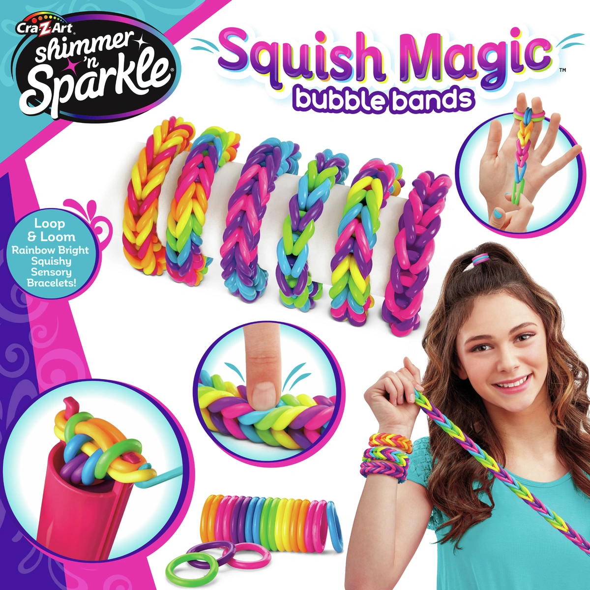 Shimmer N Sparkle Squish Magic Bubble Bands