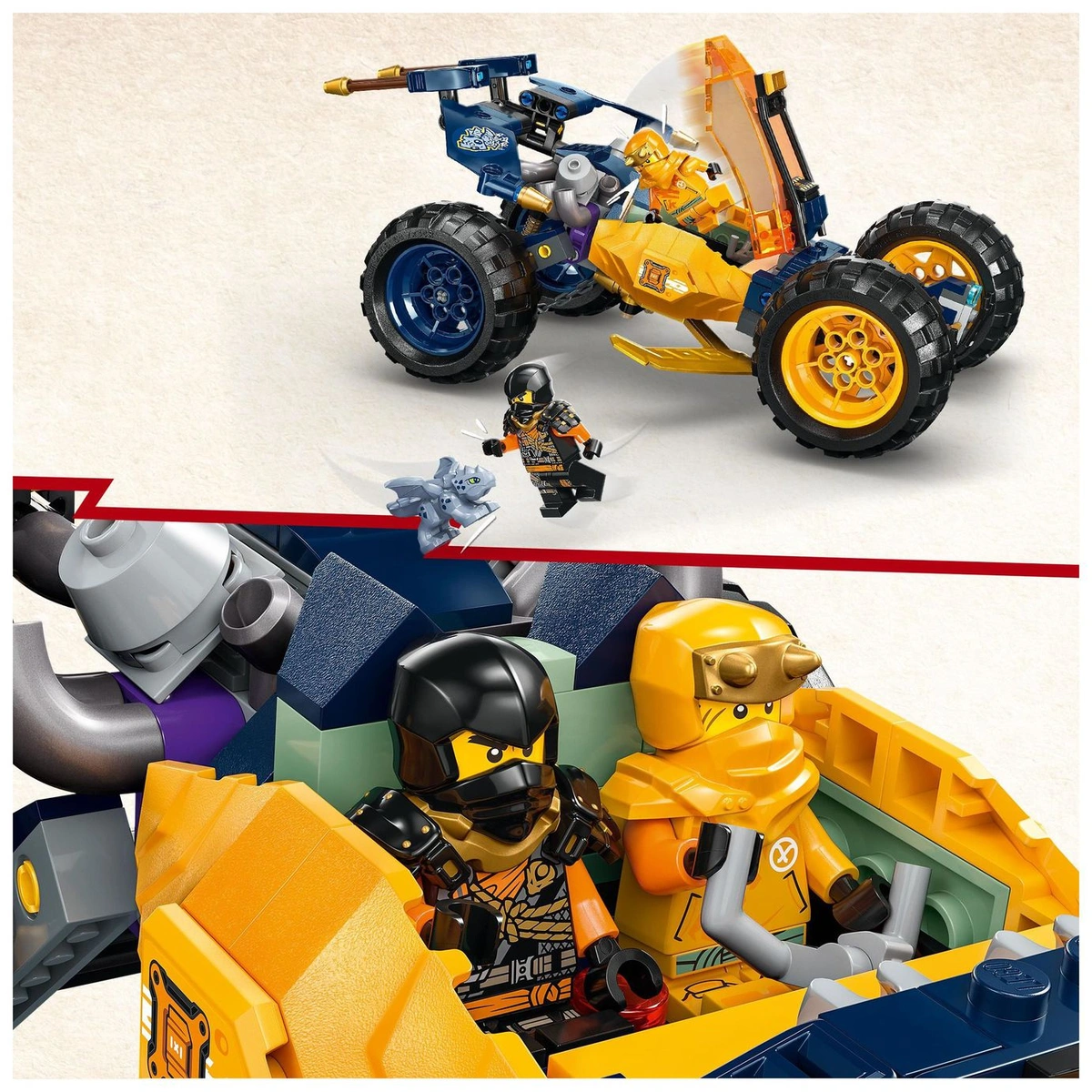 LEGO NINJAGO Arin's Ninja Off-Road Buggy Car Toy Set 71811