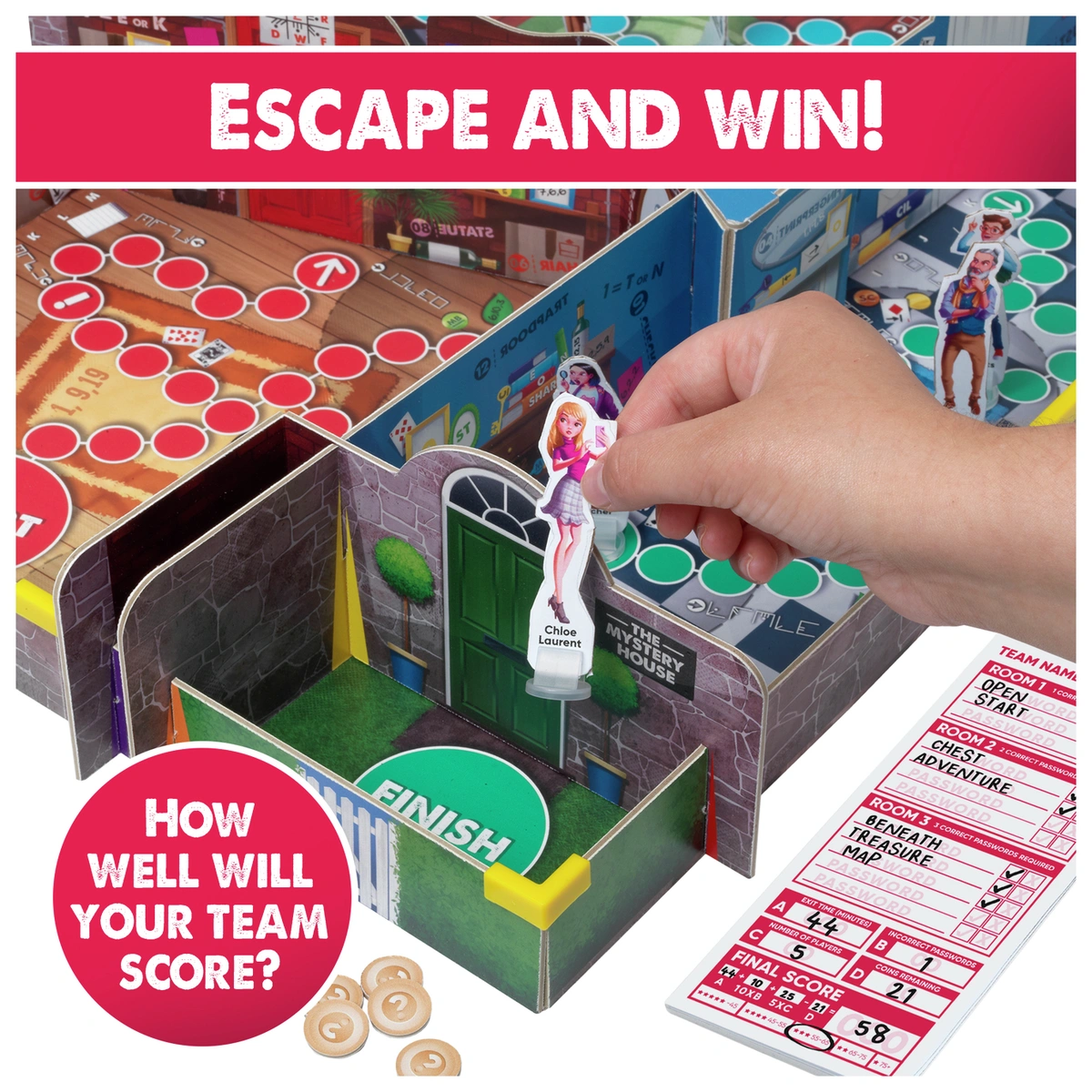 Ideal Race to Escape Board Game