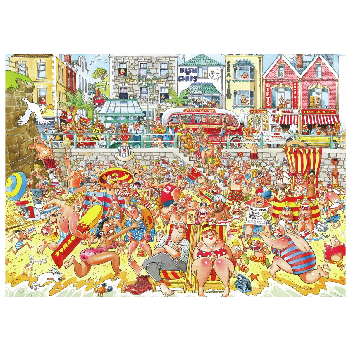 Wasgij Retro Original 8 High Tide 1000 Piece Jigsaw Puzzle