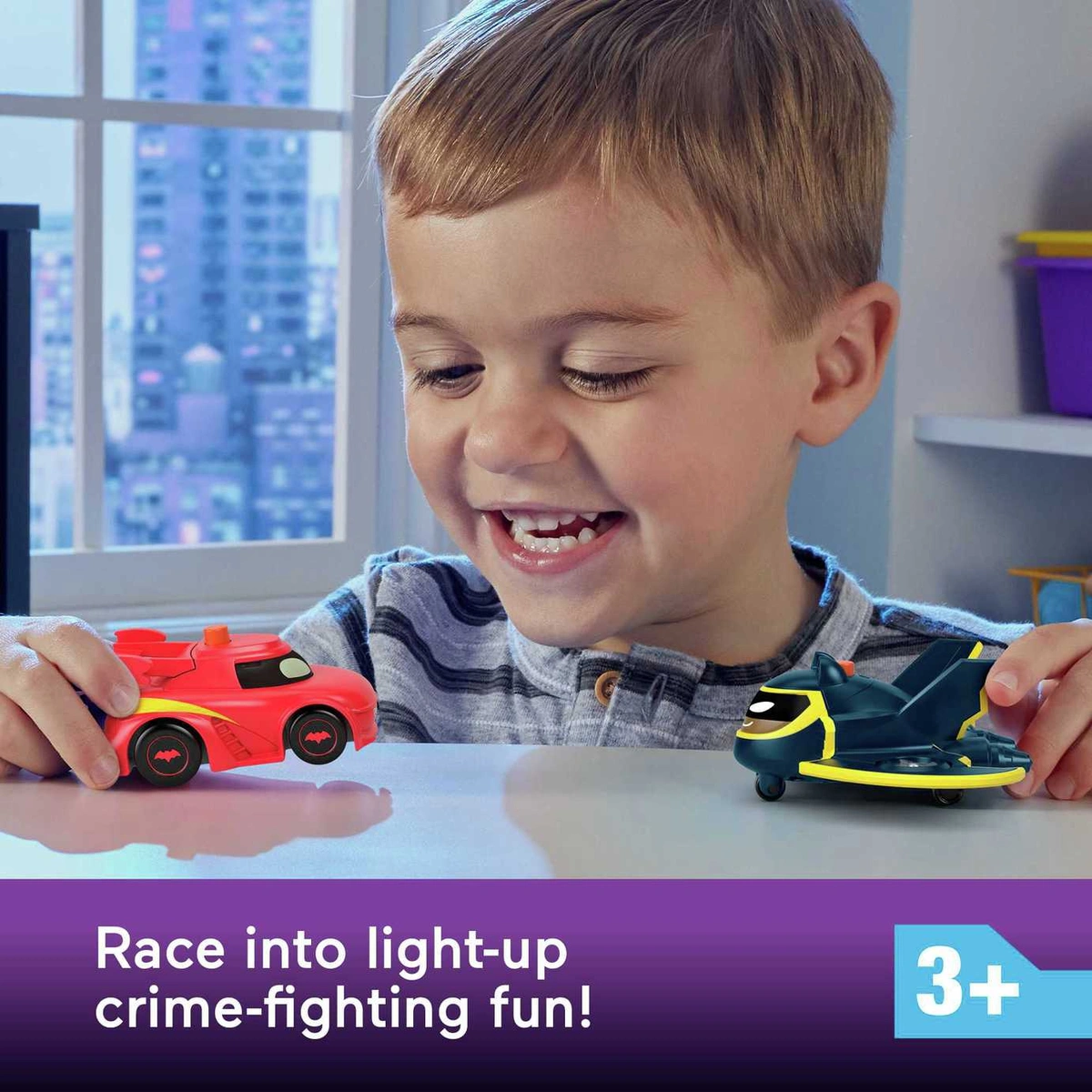 Batwheels DC: Lightup Racers Redbird & Batwing Vehicles pack