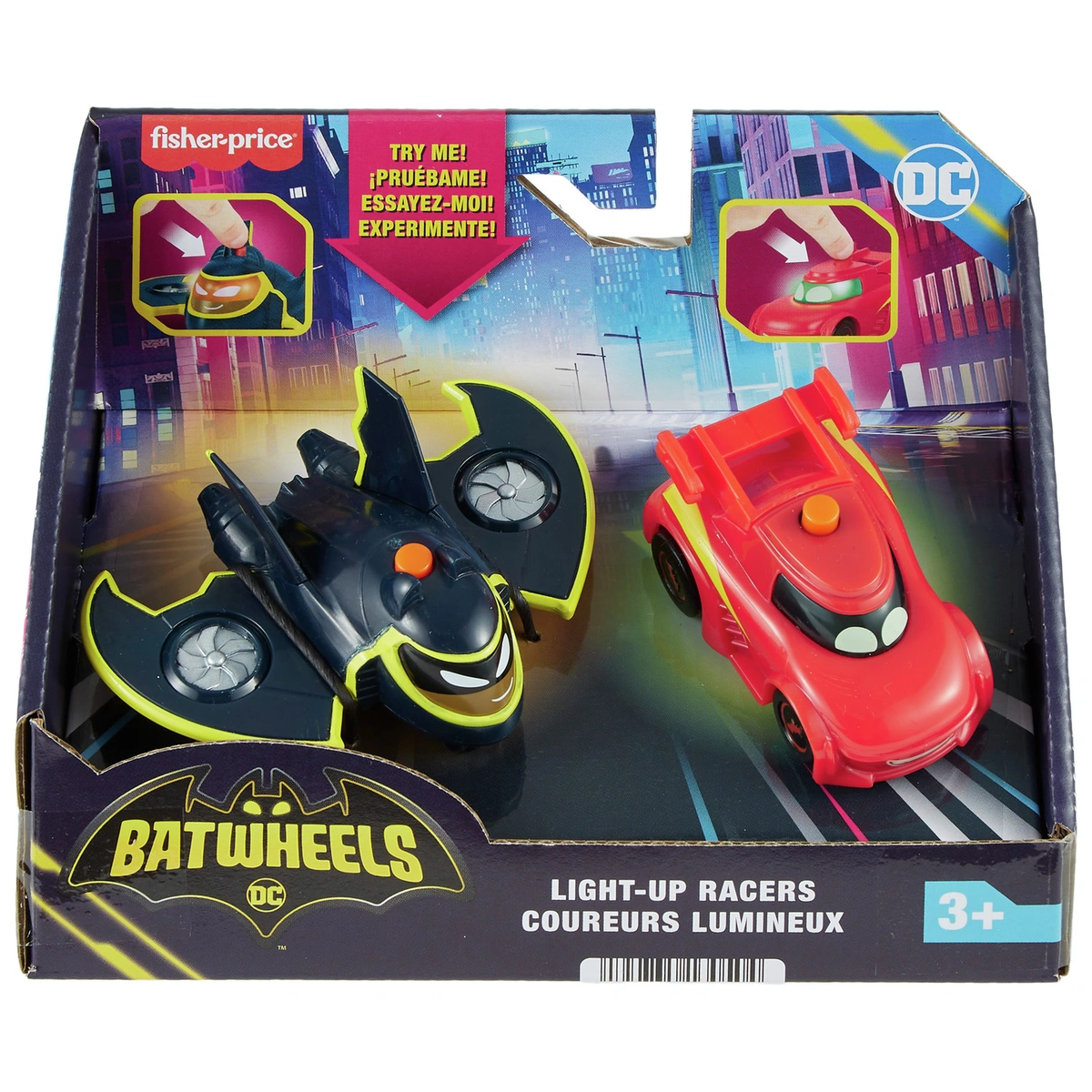 Batwheels DC: Lightup Racers Redbird & Batwing Vehicles pack