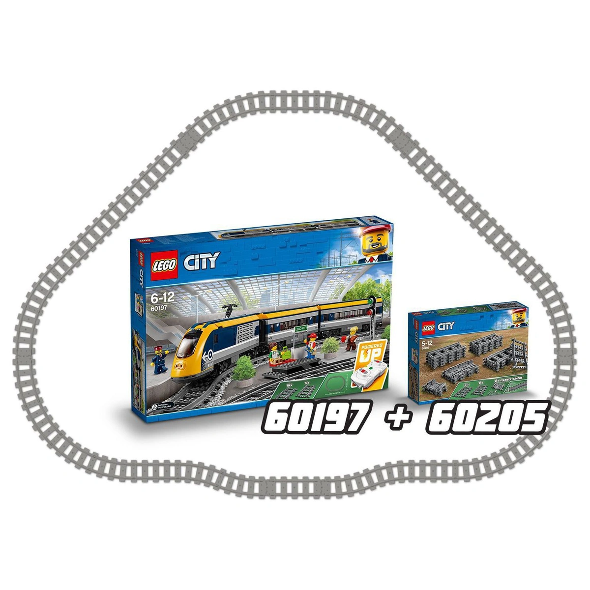 LEGO City Tracks 20 Pieces Set 60205