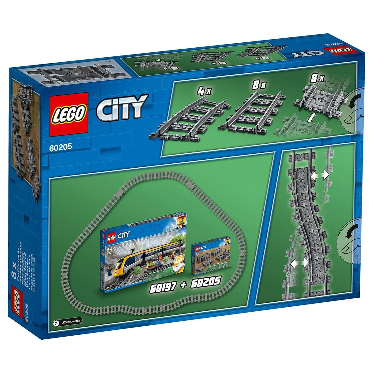 LEGO City Tracks 20 Pieces Set 60205