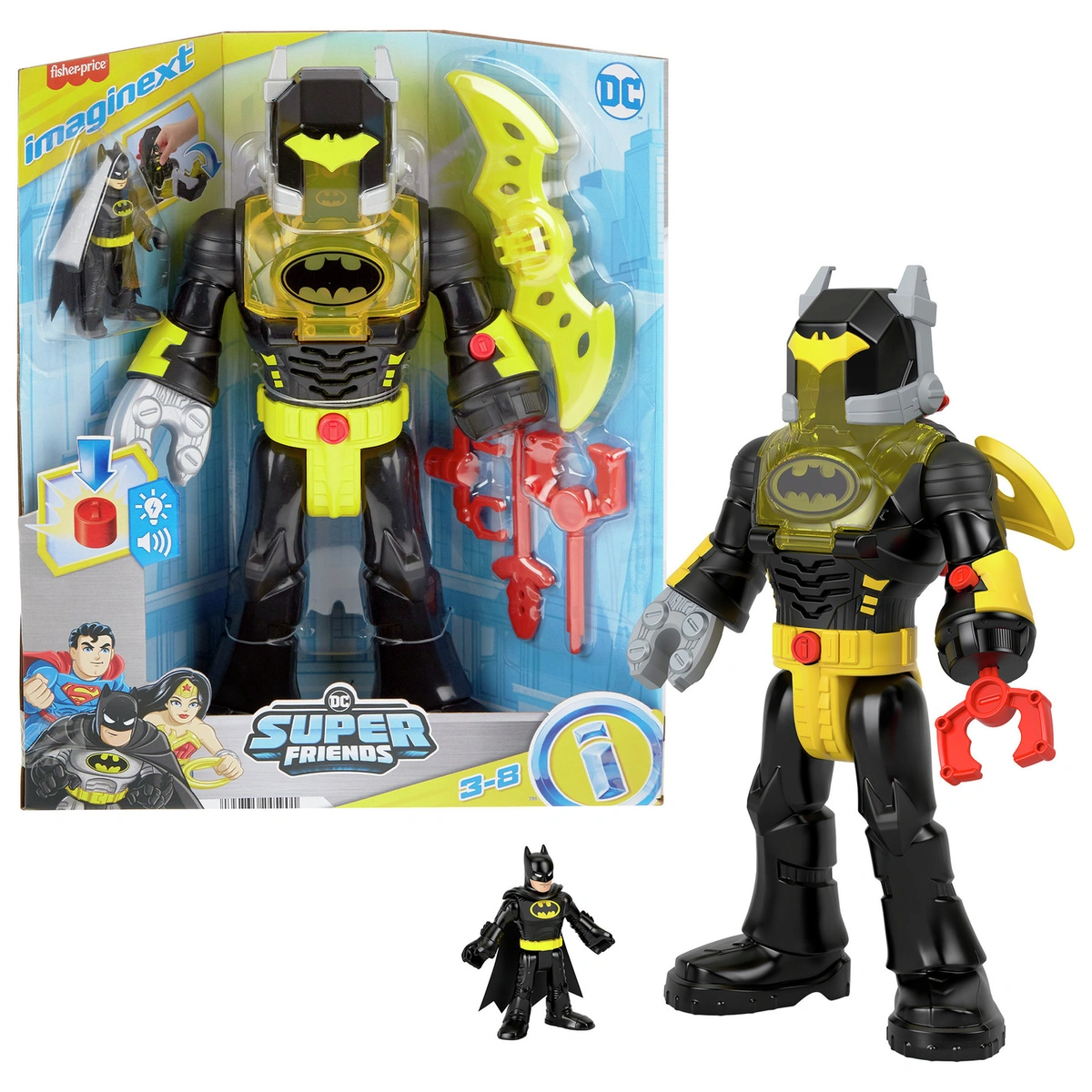 Imaginext DC Super Friends Batman Insider & Exosuit Playset