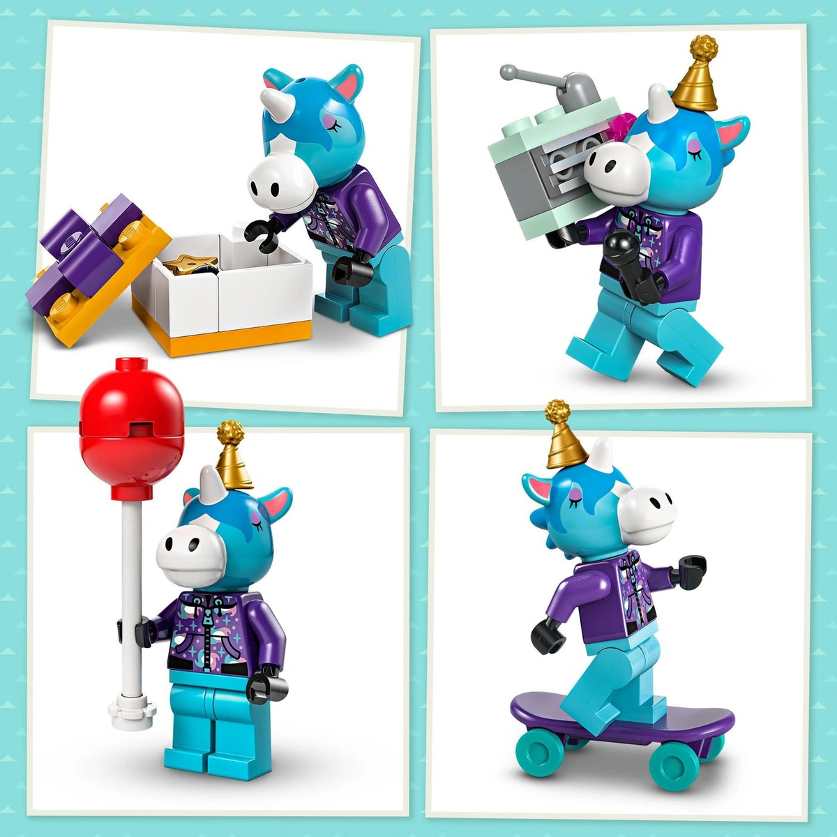 LEGO Animal Crossing Julian's Birthday Party Toy Set 77046