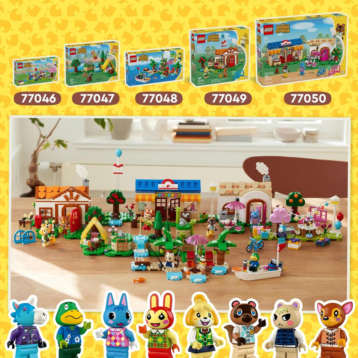 LEGO Animal Crossing Julian's Birthday Party Toy Set 77046