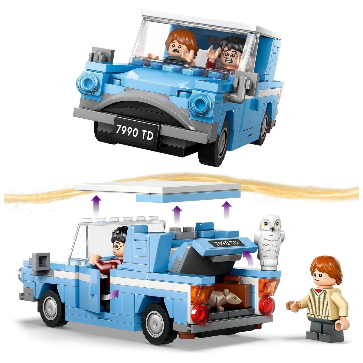 LEGO Harry Potter Flying Ford Anglia Car Toy Set 76424