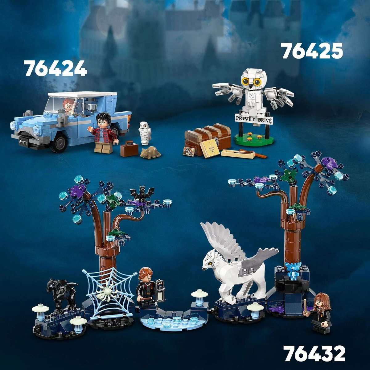 LEGO Harry Potter Flying Ford Anglia Car Toy Set 76424
