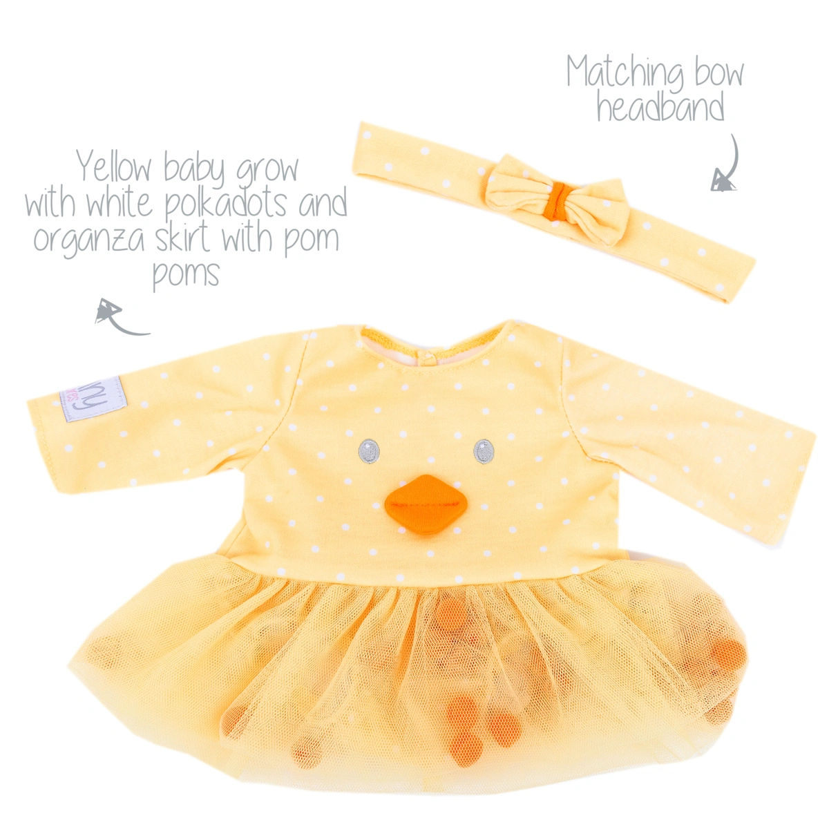 Tiny Treasures Quackers About You Dolls Outfit